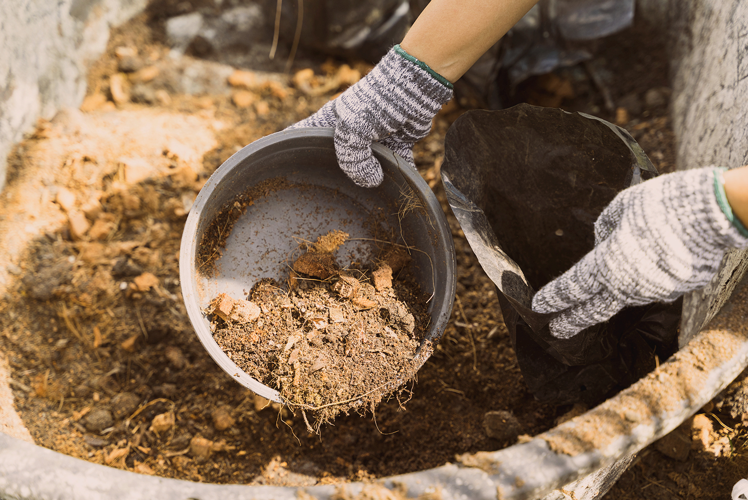 Peat extraction